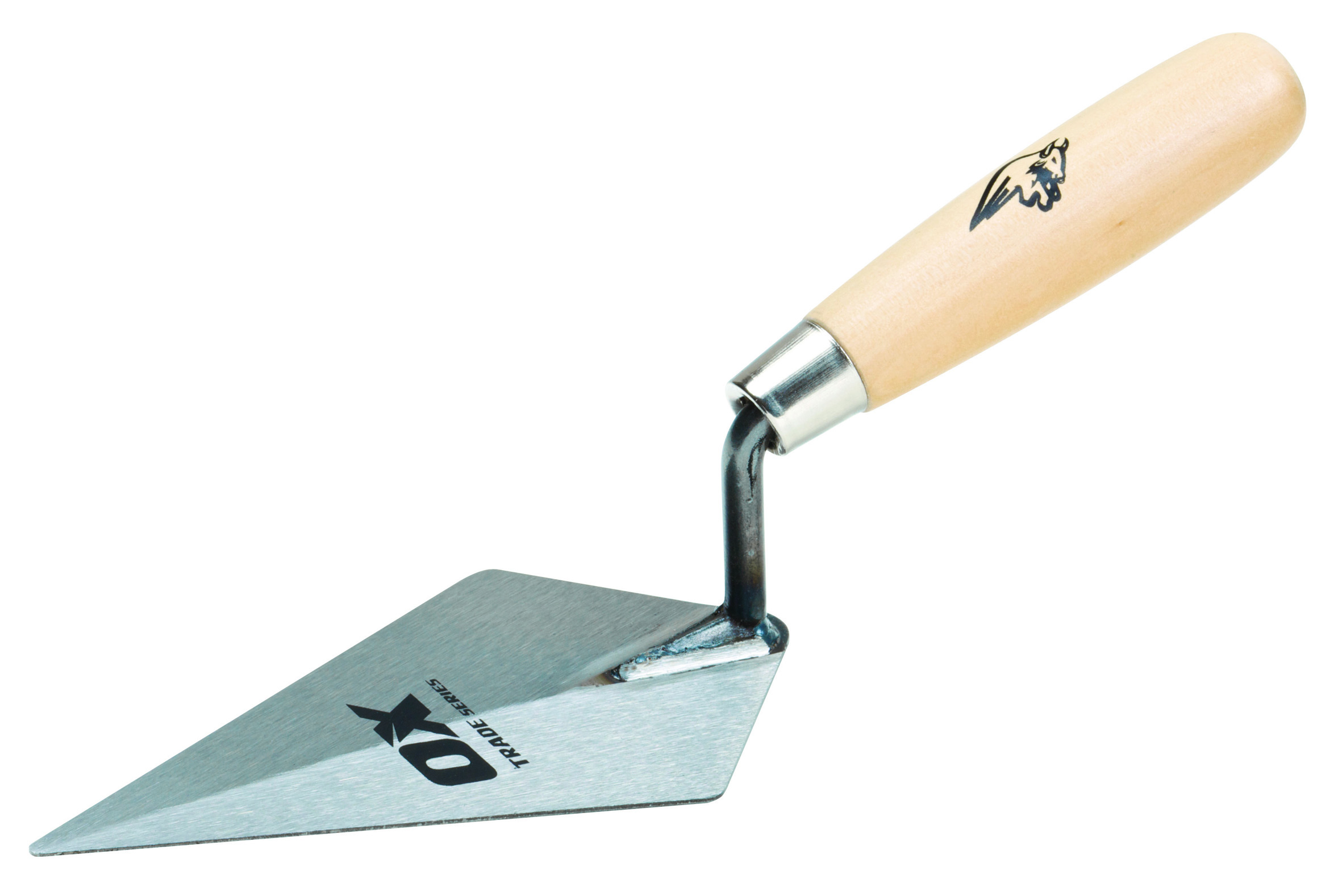 OX Trade Pointing Trowel With Wooden Handle 6in / 152mm